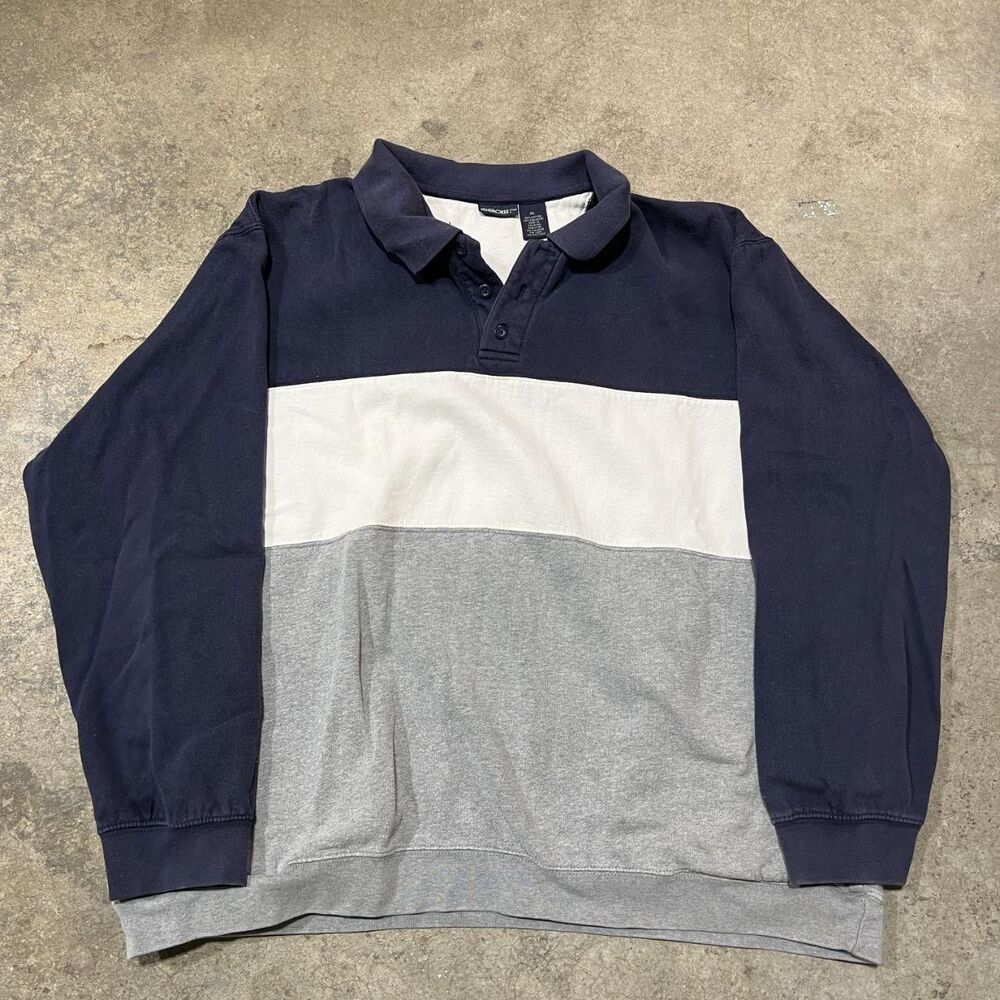 Cherokee Men's Navy and White Polo-shirts